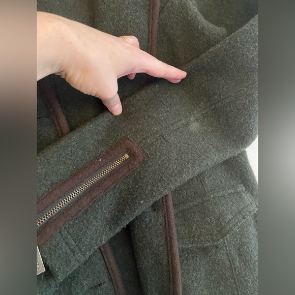 Felted Hunter Green Jacket - Picture 6 of 7